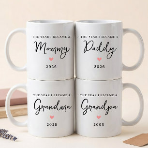Aangepast Elegant Script Mammoet Papa Oma Opa Koffiemok
