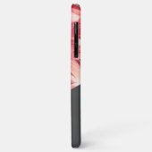 Aangepast Elegant Summery Coral Red Dahlia Flower Case-Mate iPhone Case (Achterkant/links)