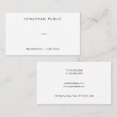 Aangepast elegante, eenvoudige, moderne Sjabloon r Visitekaartje (Voorkant / Achterkant)