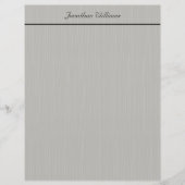 Aangepast elegante grijze kantoorbenodigdheden (Voorkant)