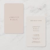 Aangepast elegante kleuren Luxe Sjabloon Moderne Visitekaartje (Voorkant / Achterkant)