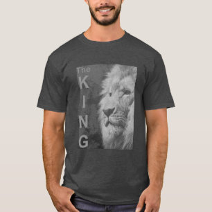 Aangepast elegante moderne Pop Art Lion Head-Manne T-shirt