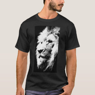 Aangepast elegante moderne Pop Art Lion Head-Manne T-shirt