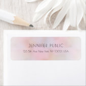 Aangepast elegante tapekleuren in pasta etiket (Insitu)