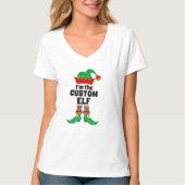 Aangepast Elf ik ben de Eigen Elf Creëer je eigen T-shirt (Voorkant)