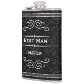 Aangepast elke kleur  Vlaanderen Beste man Heupfles (Links)