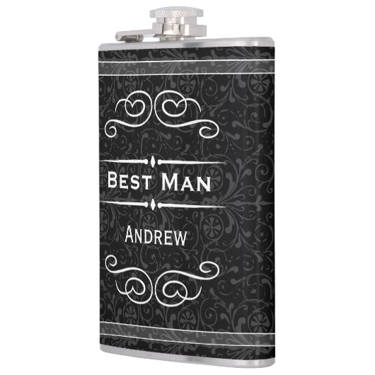 Aangepast elke kleur  Vlaanderen Beste man Heupfles (Links)