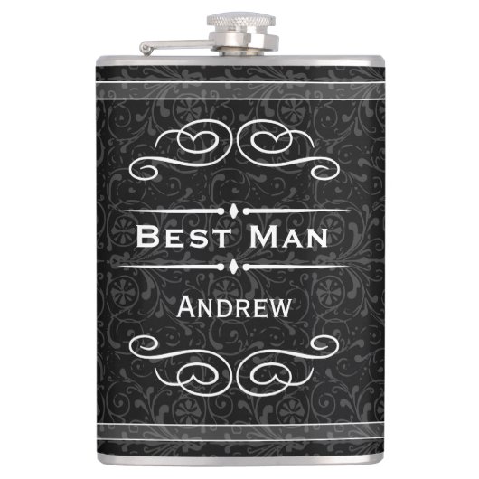 Aangepast elke kleur  Vlaanderen Beste man Heupfles (Voorkant)