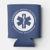 Aangepast EMT-symbool noodmedisch technicus Blikjeskoeler (Achterkant)