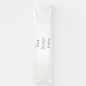 Aangepast en aangepast spandoek (Verticaal)