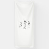 Aangepast en aangepast spandoek (Verticaal)