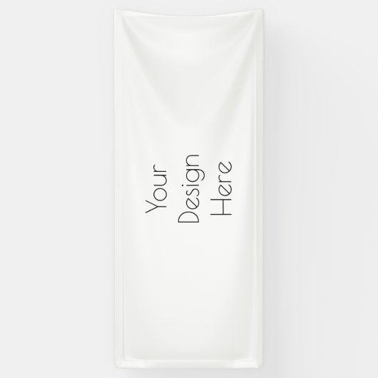 Aangepast en aangepast spandoek (Verticaal)