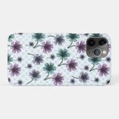Aangepast en gepersonaliseerd bloempatroon Case-Mate iPhone case (Achterkant (horizontaal))