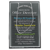 Aangepast en Schattige pensioenbord Medium Cadeauzakje (Voorkant)