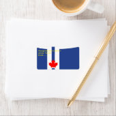 Aangepast etiket met vlag van Toronto (Insitu)
