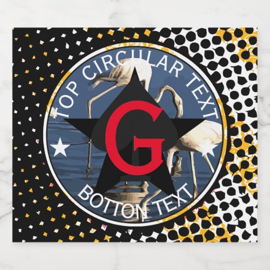 Aangepast etiket voor bierflessen (Enkel label)