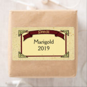 Aangepast etiket voor zaadverpakking (Insitu)