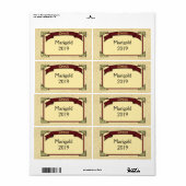 Aangepast etiket voor zaadverpakking (Full Sheet)