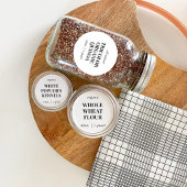 Aangepast etiket voor zelfgemaakte voedingsmiddele