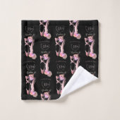 Aangepast evenement Ballerina Toe Shoes Bad Handdoek (Wasdoekje)