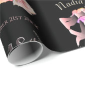 Aangepast evenement Ballerina Toe Shoes Cadeaupapier (Rol Hoek)