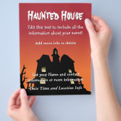 Aangepast evenement Geheime tijd Flyer (Hand)