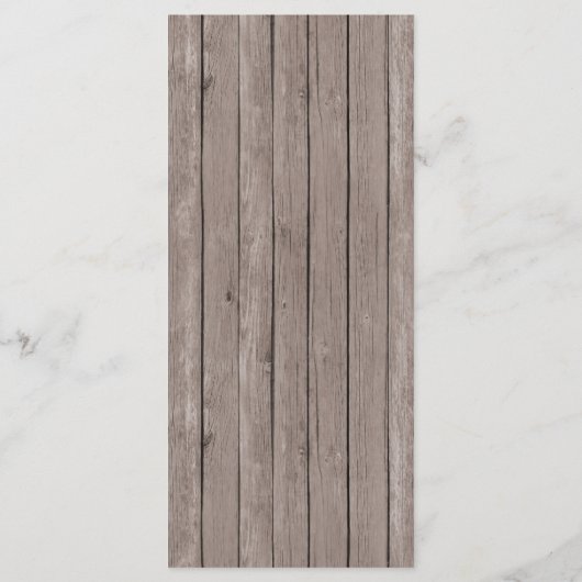 Aangepast evenement voor Navy en Wood Rustic Boy B Menu (Achterkant)