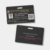 Aangepast evenementenbadge | Duurzaam | Profession Badge (Voor- en achterkant)