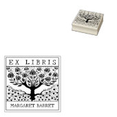 Aangepast Ex Libris, boomboek Rubberstempel (Gestempeld)