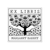 Aangepast Ex Libris, boomboek Rubberstempel (Afrduk)