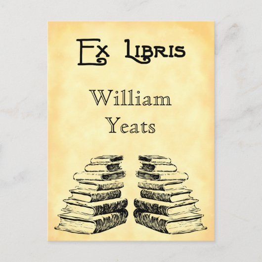 Aangepast Ex Libris en Briefkaart Boeken (Voorkant)