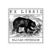Aangepast Ex Libris, Wild Beer Book Rubberstempel (Afrduk)