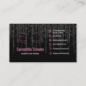 Aangepast Eye Lash Extension Visitekaartje (Achterkant)