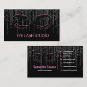 Aangepast Eye Lash Extension Visitekaartje (Voorkant / Achterkant)