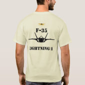 Aangepast F-35 Licht gekleurd shirt (Achterkant)