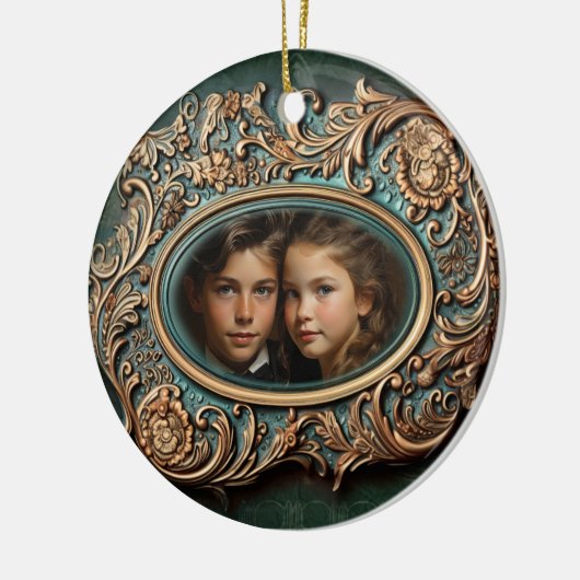 Aangepast, , Familie Foto Kerstmis Ornament (Links)