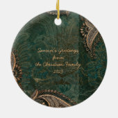 Aangepast, , Familie Foto Kerstmis Ornament (Achterkant)
