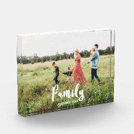 Aangepast familiefoto-blok fotoblokken