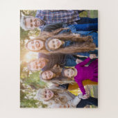 Aangepast familiefotokado legpuzzel (Verticaal)