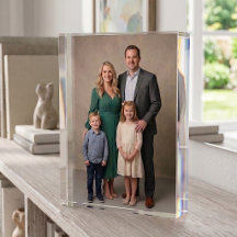 Aangepast familiegroepsportret vrijstaand fotoblok