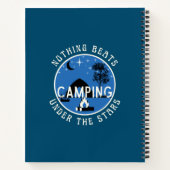 Aangepast familienaam Blauw Camping Log | RV-journ Notitieboek (Achterkant)
