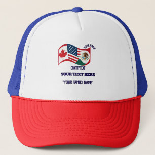 Aangepast familievoetbaltoernooi T-shirt - Ca EEU  Trucker Pet