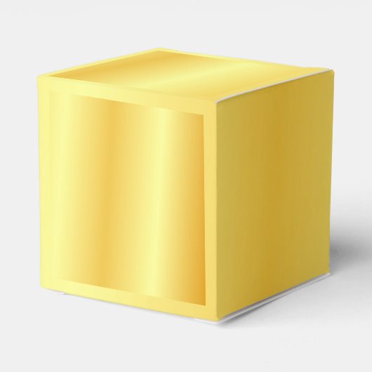 Aangepast Faux Gold Metallic look elegant modern Bedankdoosjes (Achterkant)