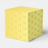 Aangepast Faux Gold Metallic look Modern Elegant Bedankdoosjes (Achterkant)