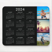 Aangepast Favoriet geheugen Foto Collage 2024-agen Muismat (Voorkant)