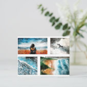 Aangepast feyr afbeelding feestdagenkaart (Staand voorkant)