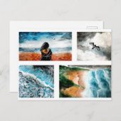 Aangepast feyr afbeelding feestdagenkaart (Voorkant / Achterkant)