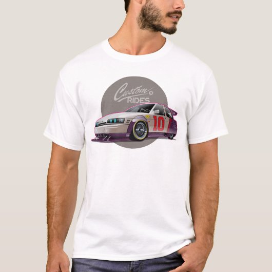 Aangepast fictief raceautoconcept t-shirt (Voorkant)
