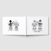 Aangepast fietshuwelijk gastenboek (Volledig)