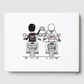 Aangepast fietshuwelijk gastenboek (Achterkant)